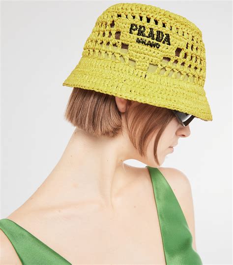 raffia hat prada|prada bucket hat japan.